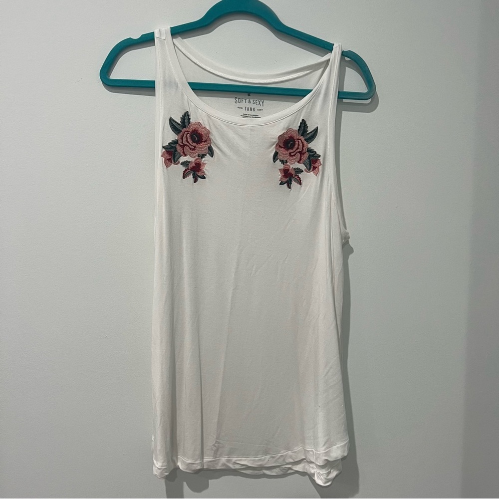 Embroidered Tank Top